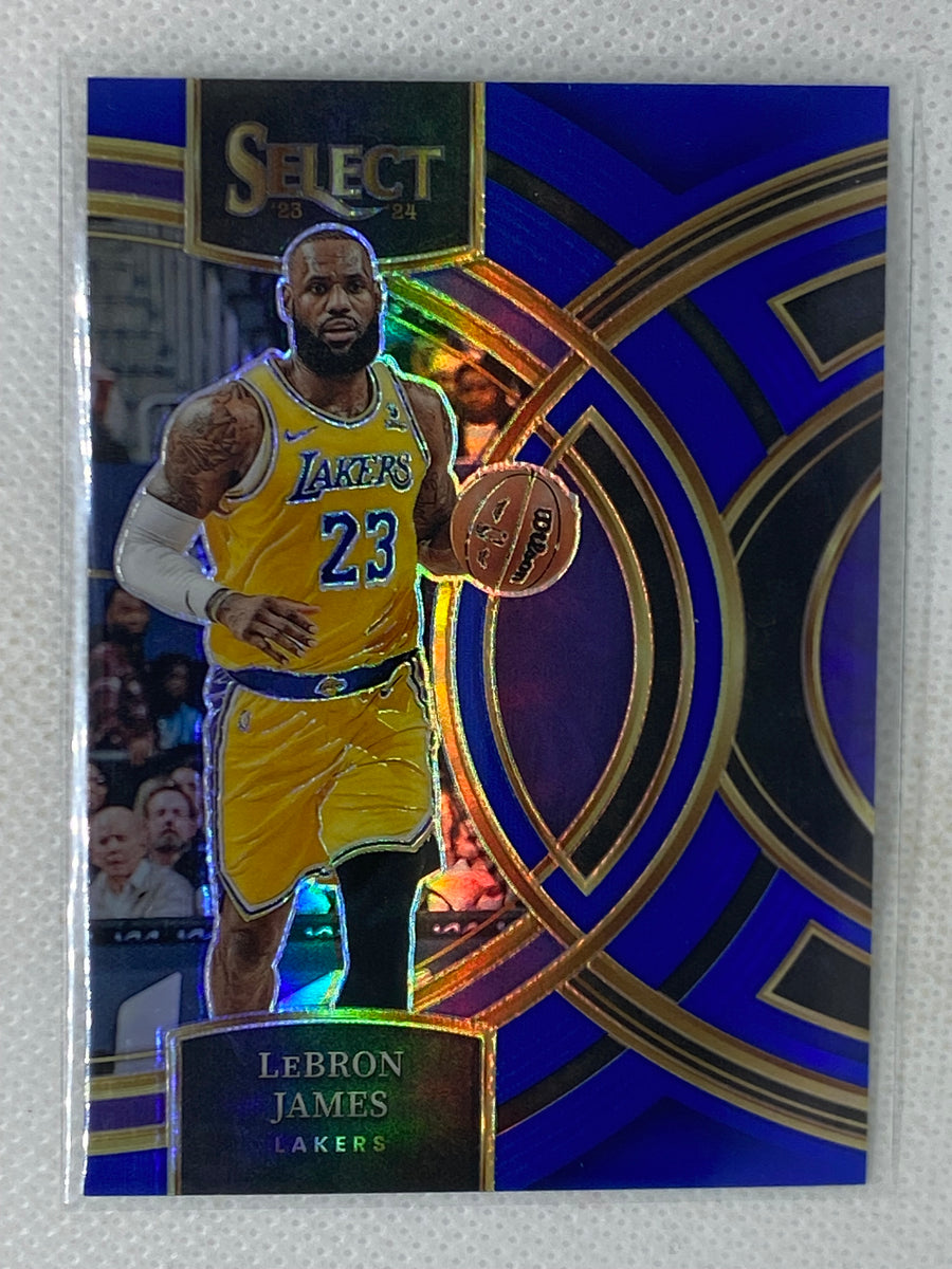 2023-24 Panini Select LeBron James Premier Silver Prizm #135 Los Angel