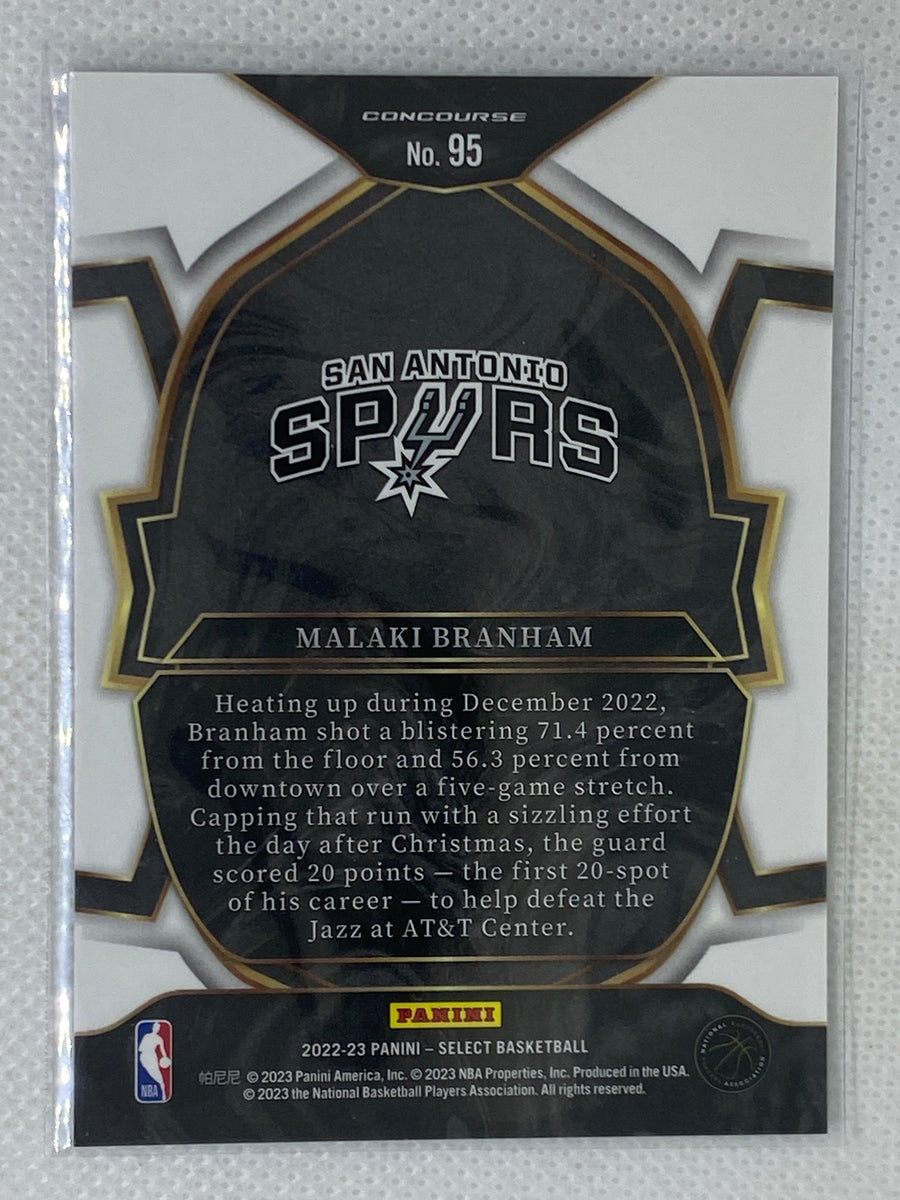 Malaki Branham San Antonio Spurs Fanatics Branded 2022 NBA Draft First Round  Pick Fast Break Replica Player Jersey - Icon Edition - Black