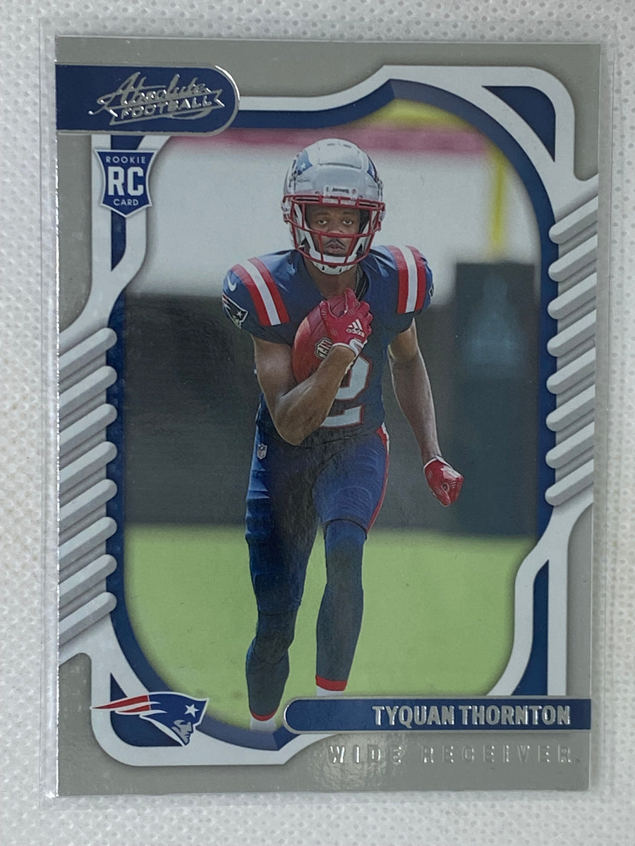 2022 Panini Absolute Football Rookie Tyquan Thornton #122 New England – ARD  Sports Memorabilia