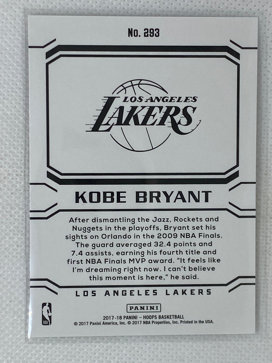 2017-18 Panini NBA Hoops #292 Kobe Bryant Lakers