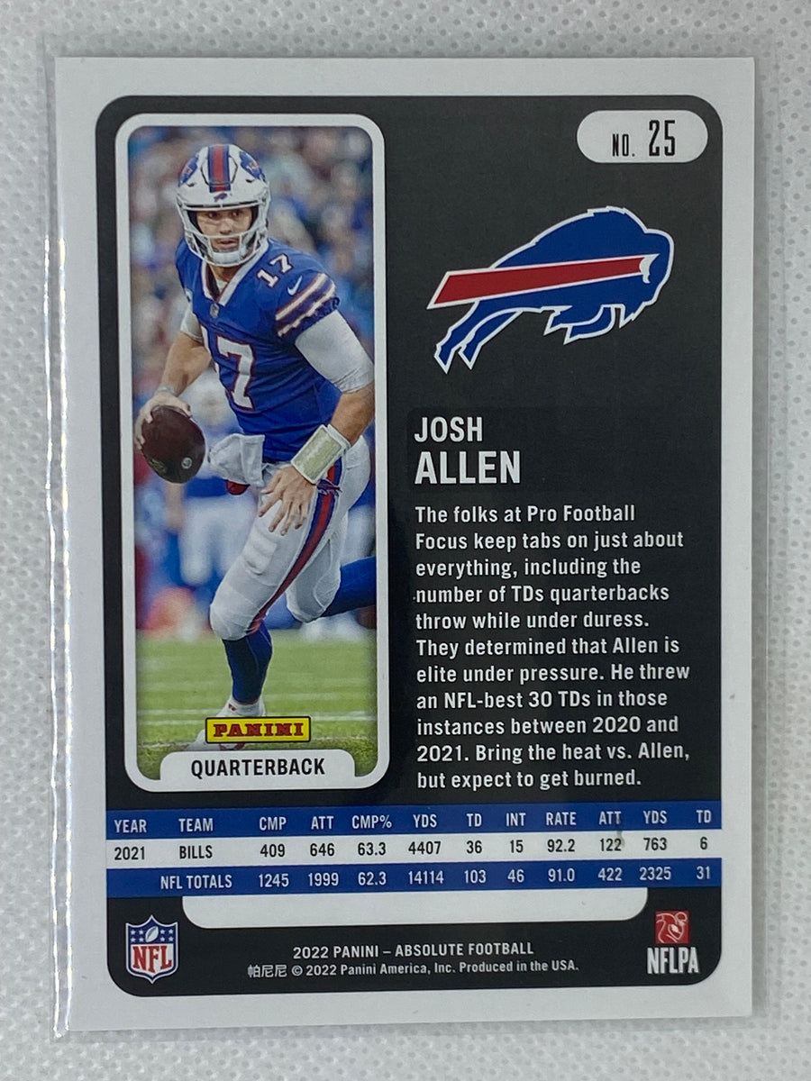 Josh Allen 2021 Contenders Season Ticket #10 Buffalo Bills