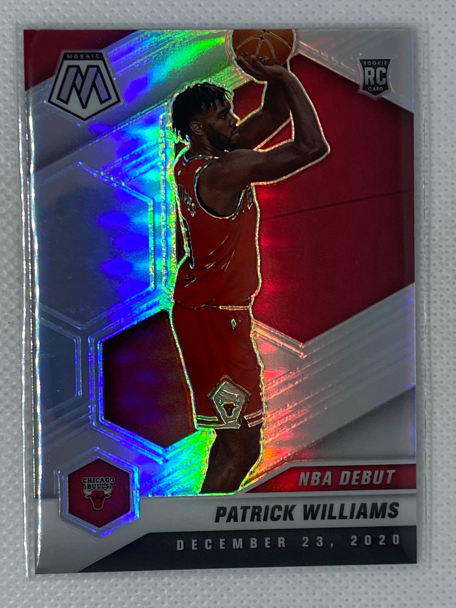 2020-21 Panini Mosaic Patrick Williams Silver Prizm NBA Debut Rookie #