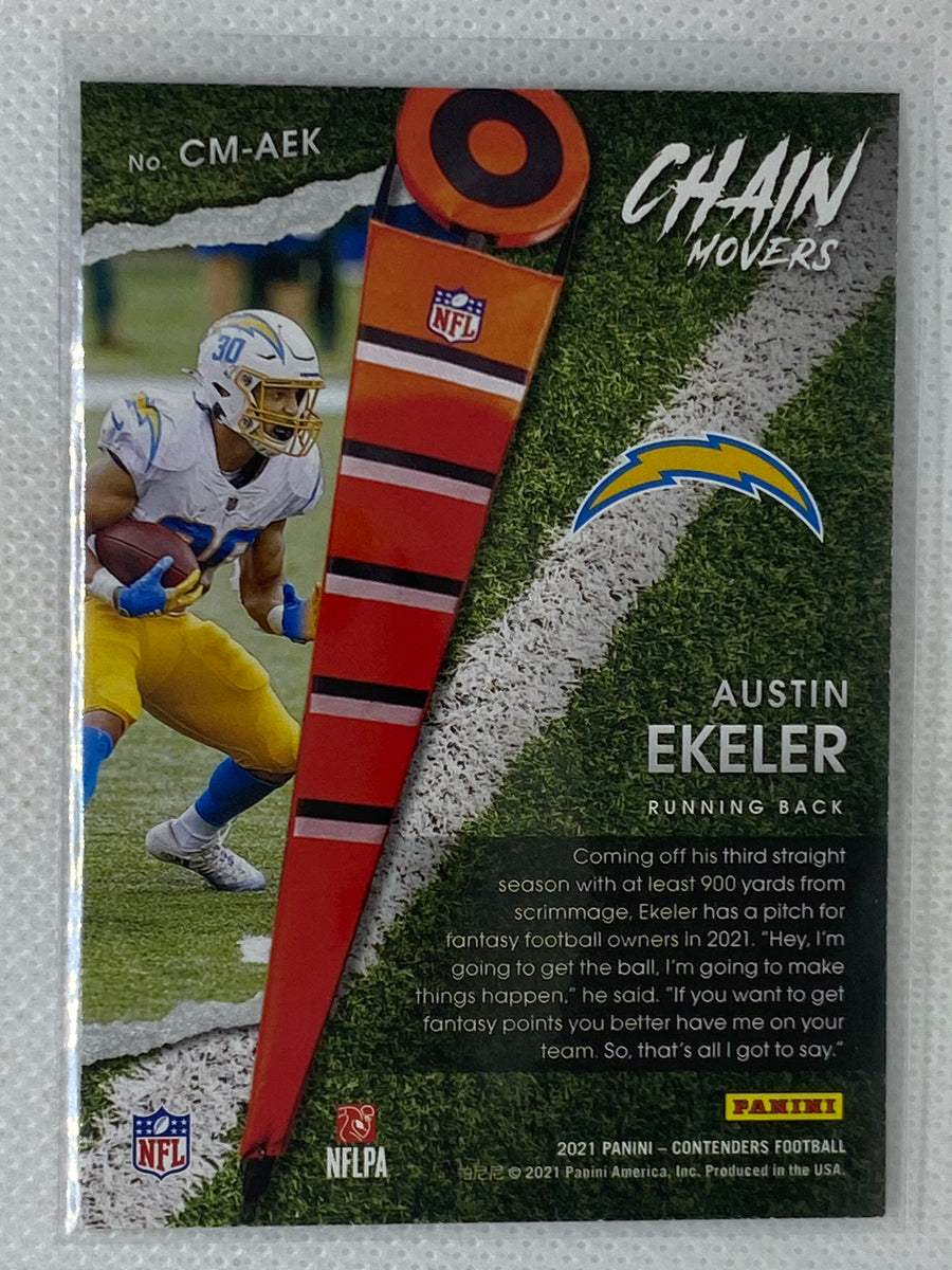 2021 Panini Contenders Football Chain Movers #CM-AEK Austin Ekeler