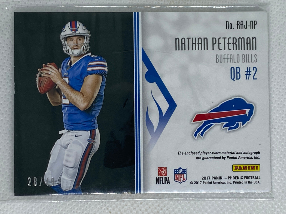 : 2018 Donruss Football #65 Nathan Peterman Buffalo Bills  Official NFL Trading Card : Collectibles & Fine Art