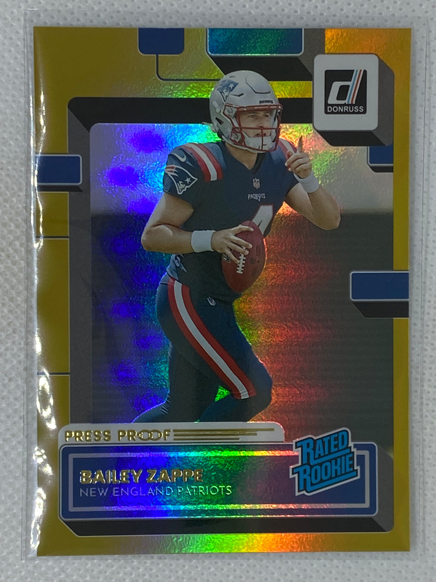 : 2022 Donruss #329 Bailey Zappe New England Patriots