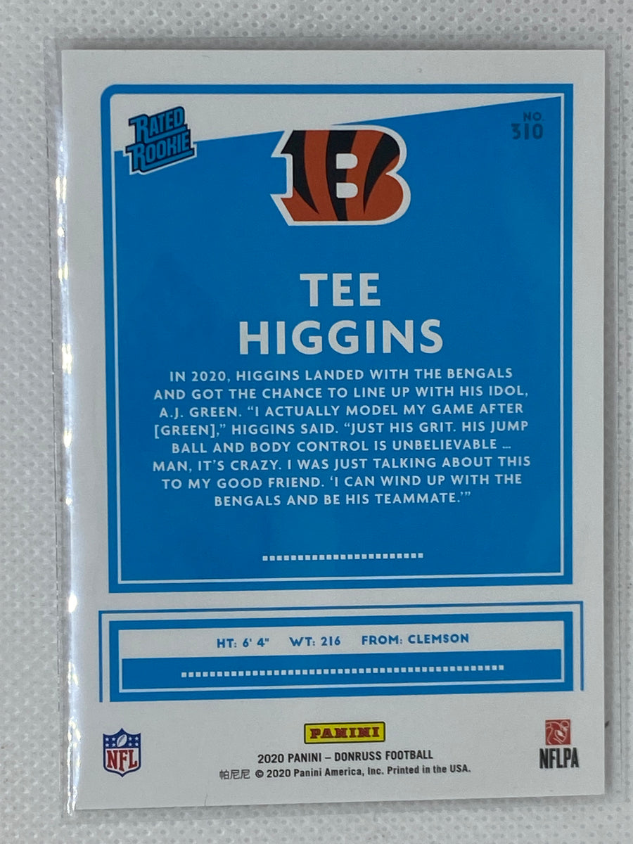 2022 Donruss Jersey Number Tee Higgins /85 Cincinnati Bengals #197