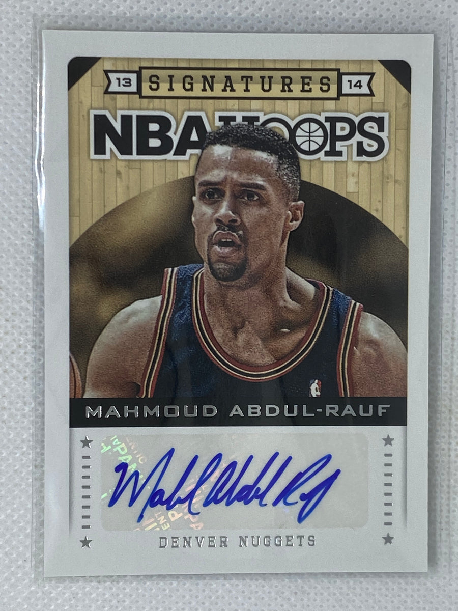 2013-14 NBA Hoops Signatures Mahmoud Abdul-Rauf #63