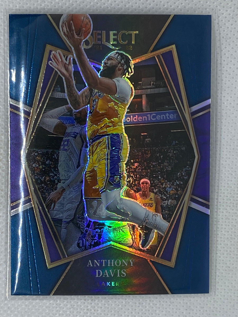 2021-22 Panini Select Blue Premier Level Silver Prizm Anthony 