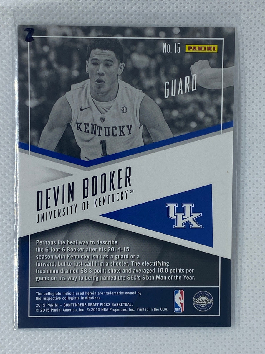 Devin Booker 2019 Panini Contenders Draft Picks Orange Cracked Ice