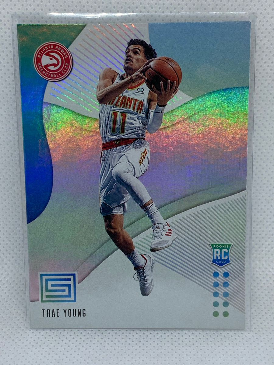 2018-19 Panini Player of the Day Trae Young Rookie Jersey 2 Color