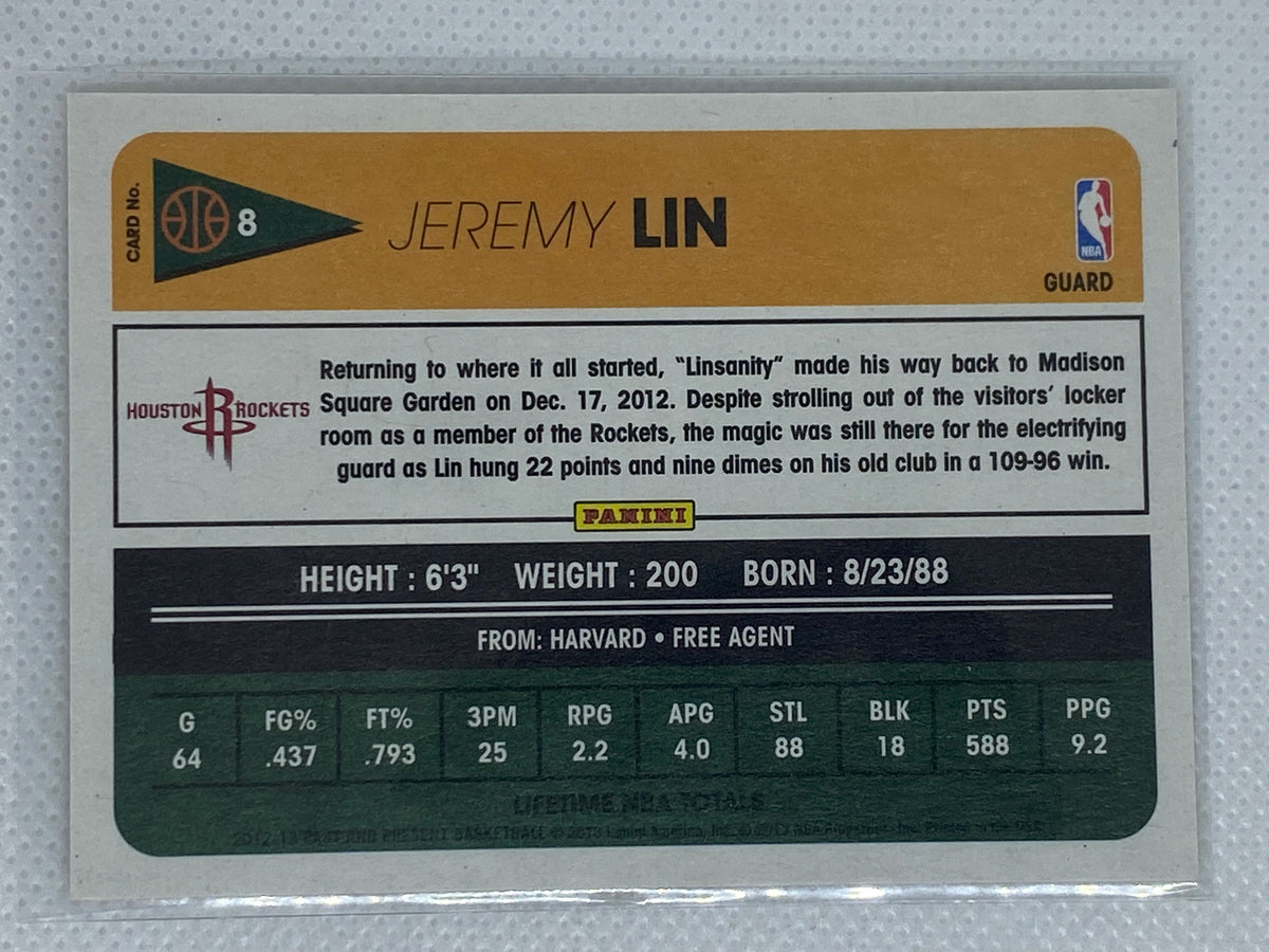 2012-13 Panini Past and Present Houston Rockets Basketball Card #8 Jer –  ARD Sports Memorabilia