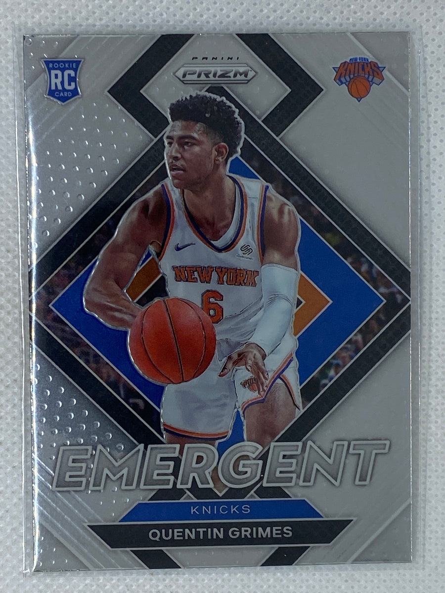 2021-22 NBA Prizm Quentin Grimes #19 Emergent RC Rookie Card – ARD