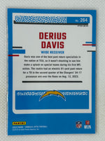 2023 Panini Optic Blue Scope Rated Rookie #264 Derius Davis Los Angeles Chargers