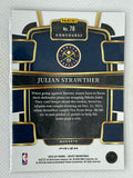 2023-24 Panini Select Silver Tectonic Julian Strawther #78 Denver Nuggets