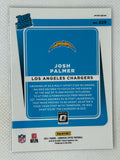 2021 Panini Optic Blue Scope Rated Rookie #229 Josh Palmer Los Angeles Chargers