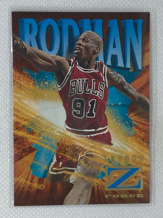 1996-97 Skybox Z-Force #14 Dennis Rodman Chicago Bulls HOF