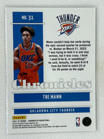 2021-22 Panini Chronicles Rookie #31 Tre Mann Oklahoma City Thunder