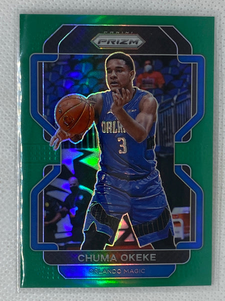 2021-22 Panini Prizm Green Chuma Okeke #146 Orlando Magic