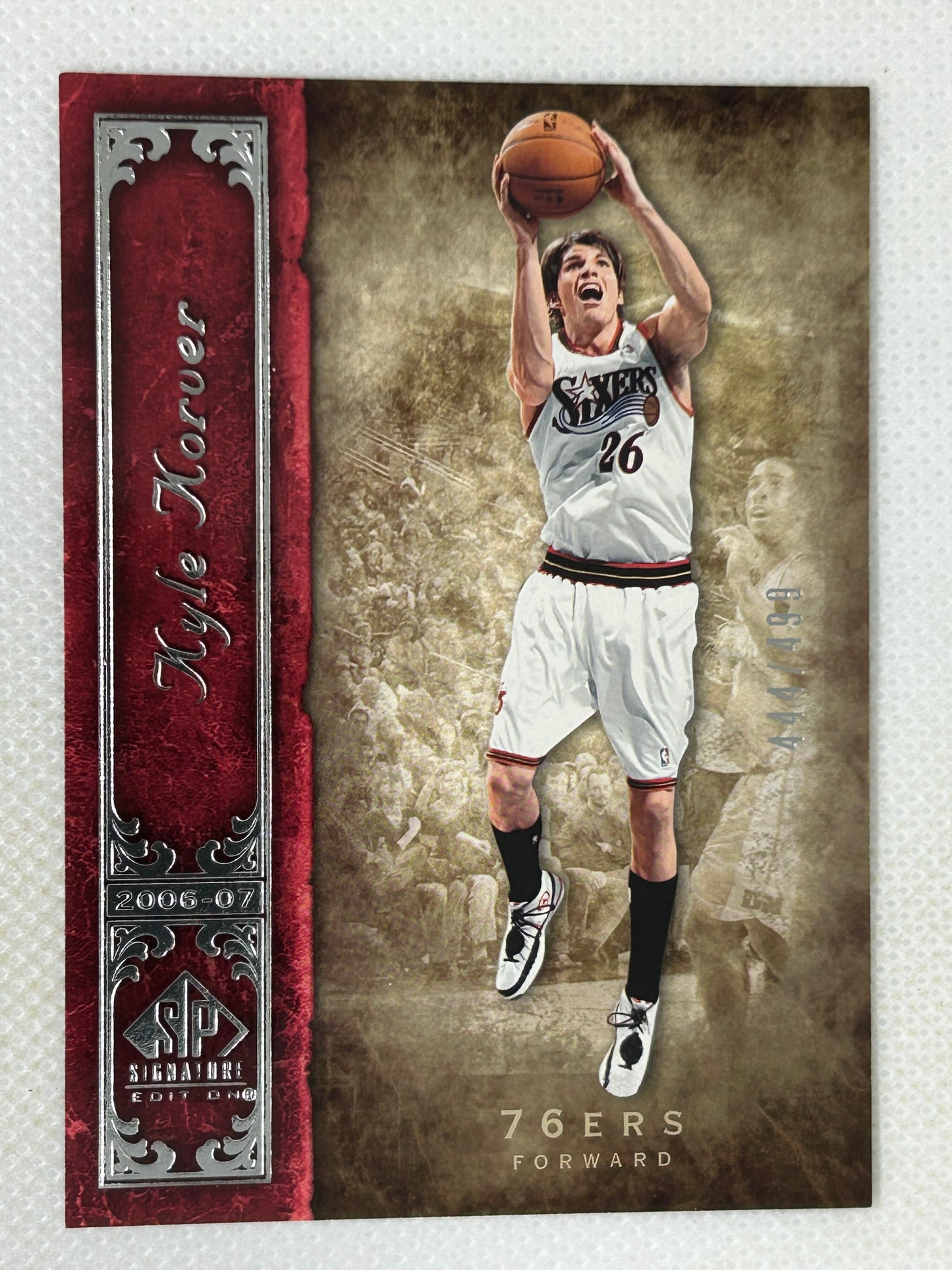 2006-07 Upper Deck SP Signature Edition Kyle Korver #73 /499 Philadelphia 76ers