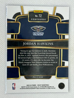 2023-24 Panini Select Rookie Jordan Hawkins #72 New Orleans Pelicans