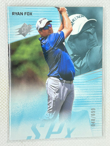 2024 Upper Deck Portfolio SPX Blue /699 Ryan Fox #SPX-32