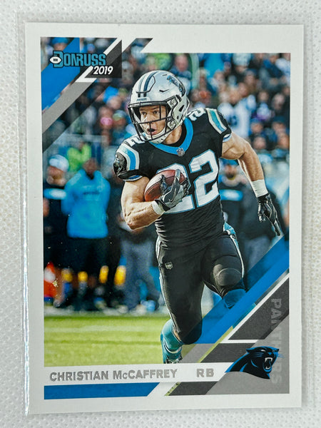 2019 Panini Donruss Christian McCaffery #42 Carolina Panthers