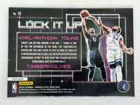 2018-19 Panini Optic Lock it Up Purple Karl Anthony Towns #10 Minnesota Timberwolves