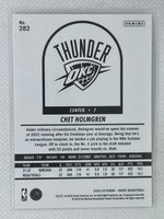 2022-23 Panini NBA Hoops Winter Rookie Card Chet Holmgren #282 Tribute Oklahoma City Thunder