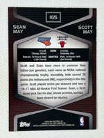 2006-07 Topps In The Genes Sean & Scott May #IG5 Chicago Bulls Signed Card