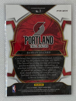 2022-23 Panini Select Orange Flash Damian Lillard #7 Portland Trailblazers