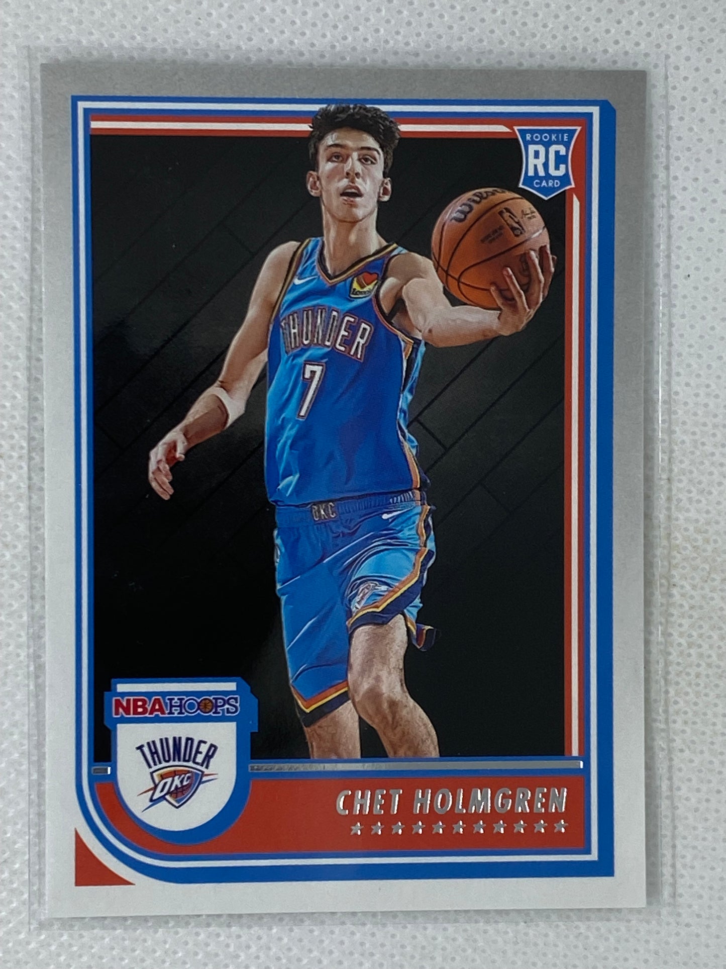 2022-23 Panini NBA Hoops Chet Holmgren Rookie RC #232 Oklahoma City Thunder