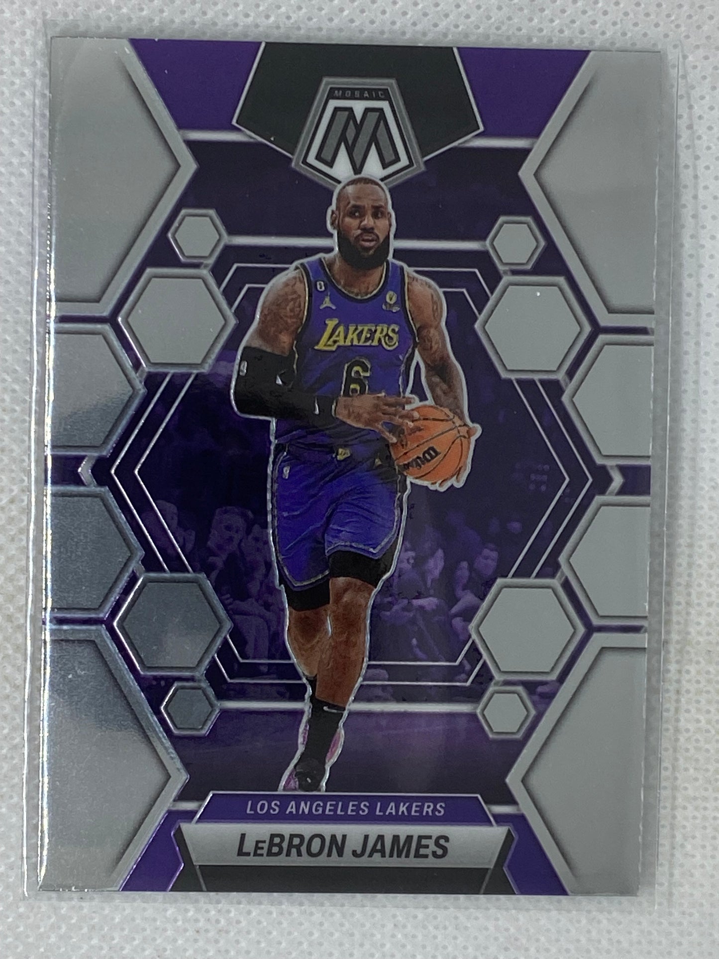 2022-23 Panini Mosaic Lebron James #98 Los Angeles Lakers