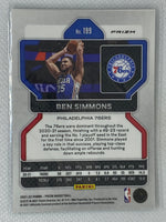 2021-22 Panini Prizm Green Ben Simmons #199 Philadelphia 76ers