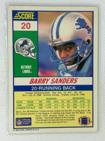 1990 Score #20 Barry Sanders Detroit Lions