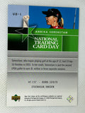 2004 Upperdeck National Trading Card Day Annika Sorenstam UD-1 Signed Card