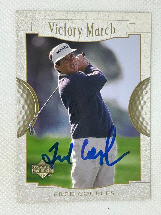 2001 Upper Deck Golf Victory March #169 Fred Couples Signed Card