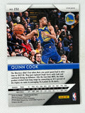 2018-19 Panini Prizm Silver Quinn Cook #232 Golden State Warriors