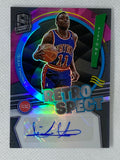 2021-22 Panini Spectra Retrospect Prizm Autograph RSA-IST Isiah Thomas /75 Detroit Pistons