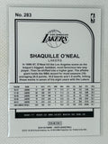 2019-20 Panini Hoops Tribute #283 Shaquille O'Neal Los Angeles Lakers