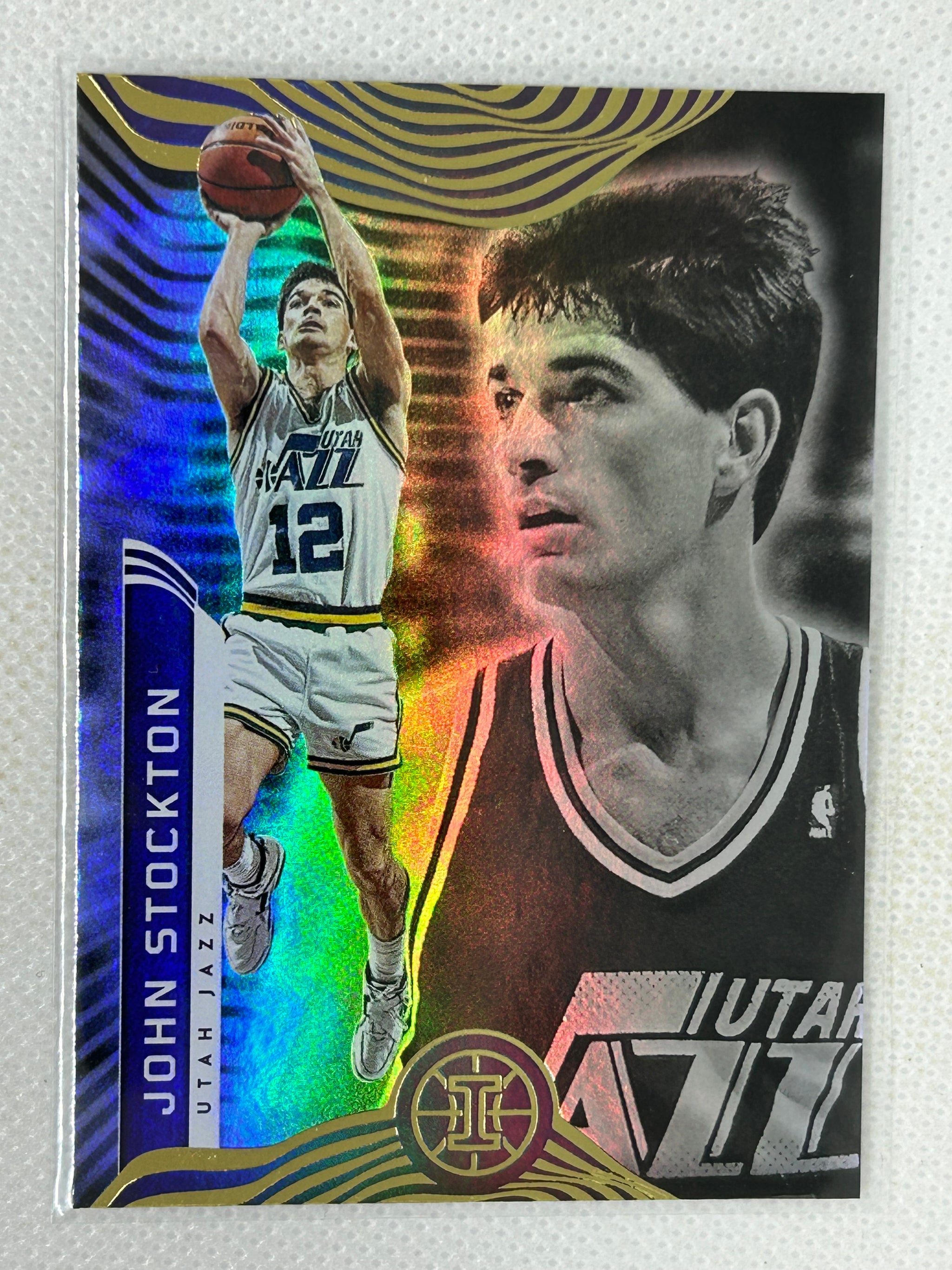 2021-22 Panini One and One John Stockton Encased Silver #'D discount 30/99 Utah Jazz #159