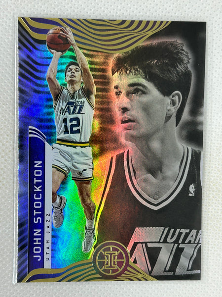 2021-22 Panini Illusions John Stockton #139 Utah Jazz