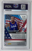 2019-20 Panini Mosaic Kevin Durant Team USA #251 Genesis Prizm PSA 10 Gem Mint