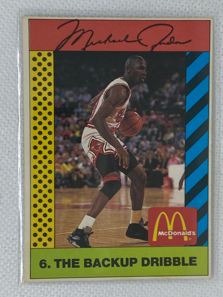 1990 McDonald's Sports Tips Michael Jordan #6 The Backup Dribble