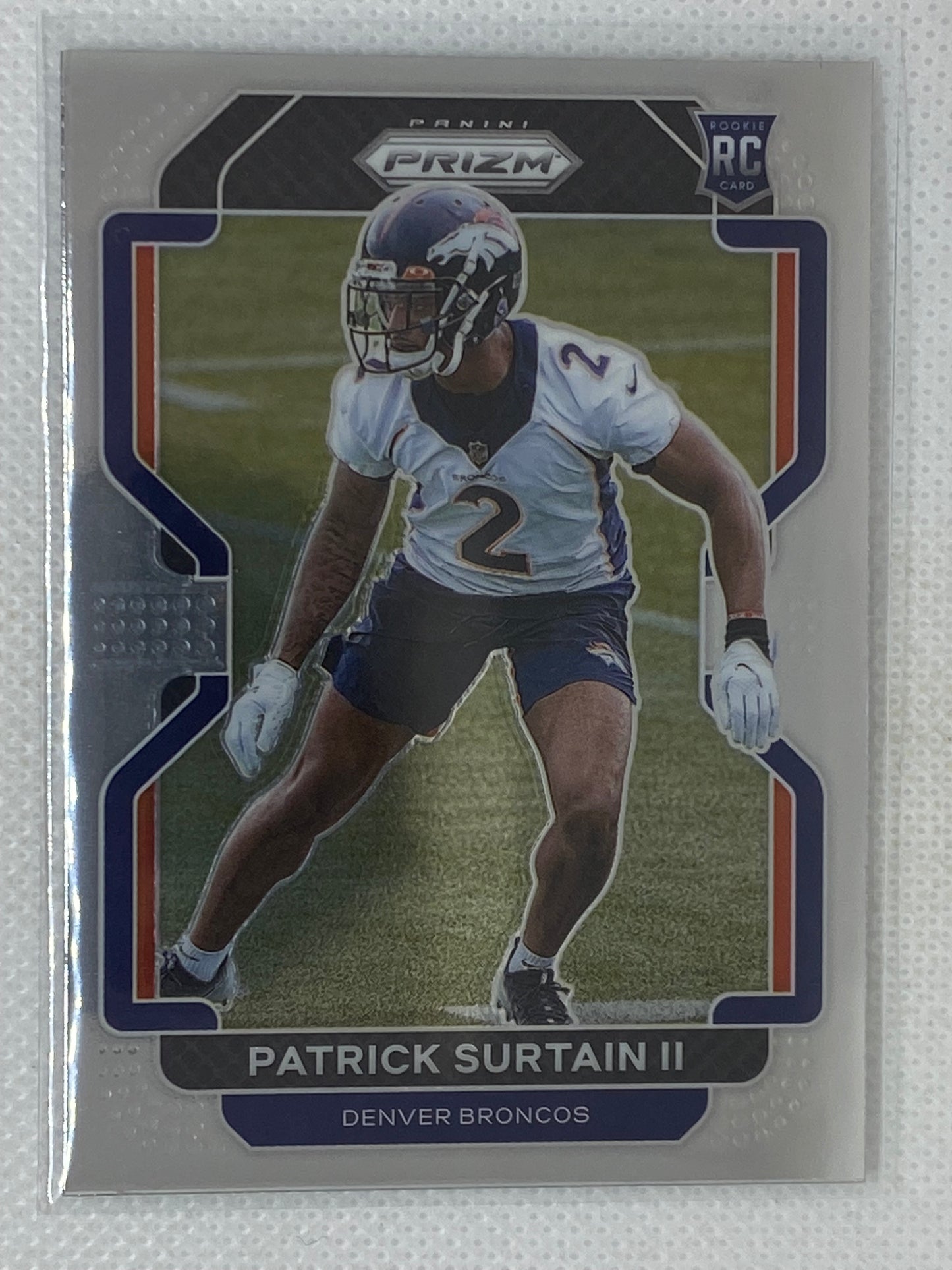 2021 Panini Prizm Patrick Surtain II Rookie #374 Denver Broncos