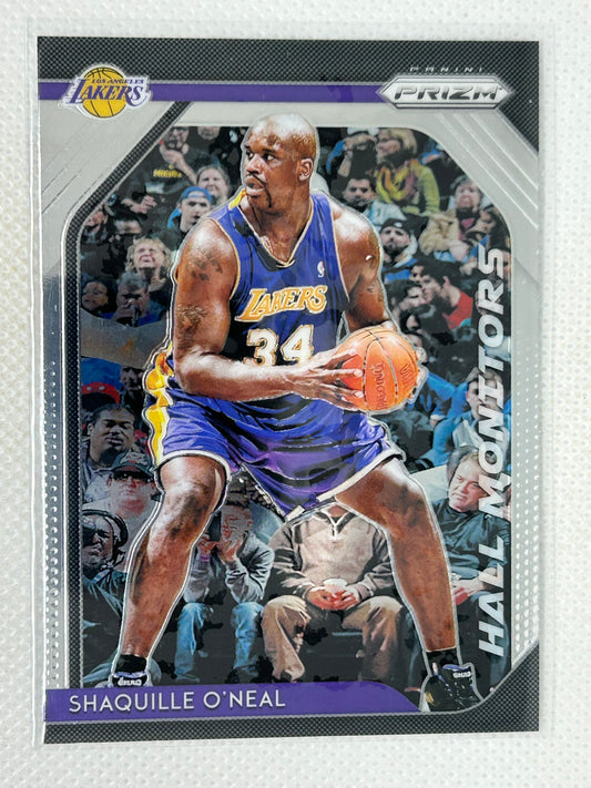 2018-19 Panini Prizm Hall Monitors #6 Shaquille O'Neal Los Angeles Lakers