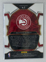 2022-23 Panini Select Blue Dejounte Murray #2 Atlanta Hawks