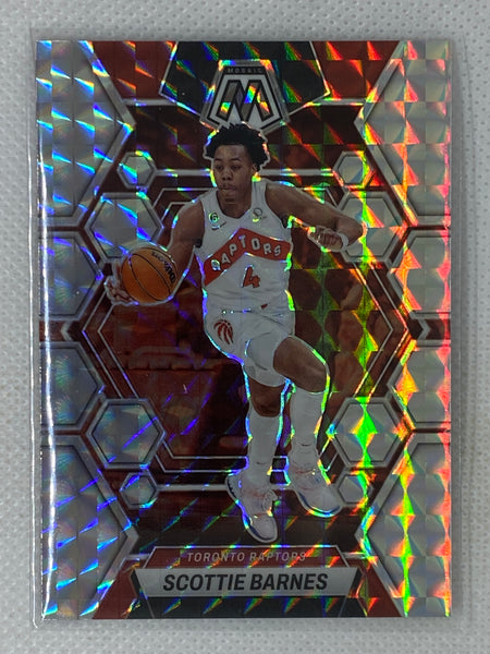 2022-23 Panini Mosaic Silver Holo Scottie Barnes #113 Toronto Raptors