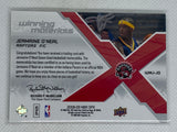 2008-09 SPx Winning Materials Initials #WMIJO Jermaine O'Neal Toronto Raptors