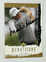 2003 Upperdeck Renditions #38 /250 Mark O'Meara Signed Card