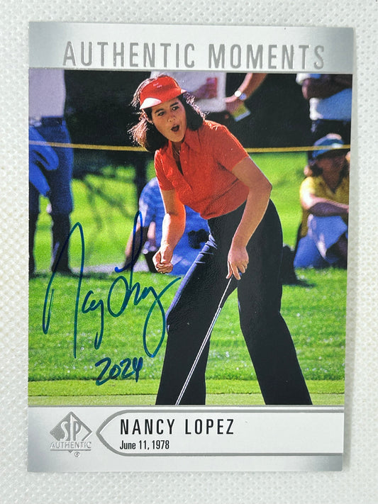 2013 Upperdeck SP Authentic #64 Authentic Moments Nany Lopez Signed Card